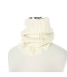 アンドゥムルメステール ANN DEMEULEMEESTER 24AW ALANTA COLLAR デストロイ加工 ネックウォーマー スヌード アイボリー 2402-U-CL30-KN048-003 国内正規