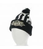 セントマイケル SAINTMICHAEL 25AW KLF_KNIT CAP KLF ニットキャップ ビーニー 帽子 OS ブラック/ホワイト SM-HR1-0000-C13