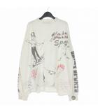 セントマイケル SAINTMICHAEL Alexis Ross 25AW ALX_LS TEE DRAWING ロングスリーブTシャツ カットソー 長袖 OS ホワイト 白 SM-HR1-0000-C30