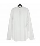 アンドゥムルメステール ANN DEMEULEMEESTER 24AW BENARD STANDARD SHIRT STROPED POPELIN ストライプシャツ 長袖 48 ホワイト/ブラック 白/黒 2402-M-SH07-FA518-D0019 国内正規