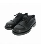 アンドゥムルメステール ANN DEMEULEMEESTER 24AW DEX PINTUCK DERBY TUXON ダービーシューズ レザー 靴 36.5 ブラック 黒 2402-W-F30-LT049-099 国内正規