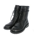 アンドゥムルメステール ANN DEMEULEMEESTER 22SS DANNY ANKLE BOOTS レースアップブーツ レザー 靴 38.5 ブラック 黒 2201-W-C01-380-099 国内正規
