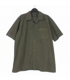 ウィンダンシー WIND AND SEA x RON LOUIS Retro Brown H/S Shirt バックロゴ オープンカラーシャツ 半袖 L ブラウン 茶 WDS-0-BRW-24-Q!-01