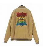 23AW バックロゴ刺繍 コーデュロイ ボンバージャケット ブルゾン 長袖 XL ベージュ PMEH019F23FAB001 国内正規