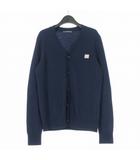 Keve Face Cardigan ウールニットカーディガン セーター 長袖 M ネイビー 紺 FA-UX-KNIT000013 国内正規