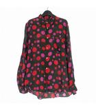 コムデギャルソンオムプリュス COMME des GARCONS HOMME PLUS 01SS ロングスリーブ ドットシャツ 長袖 ブラック/ピンク 黒 PE-B056