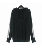 袖プリント フーディ パーカー 長袖 S ブラック 黒 00CEMD-UMLT-BRANDON 国内正規