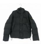 ストーンアイランド STONE ISLAND 25AW Garment Dyed Crinkle Reps NY ダウンジャケット ブルゾン S ブラック 黒 L1S154100109 国内正規