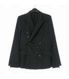 サルバム sulvam BUTTON'S W JACKET ボタンダブルブレストジャケット ブレザー 長袖 S ブラック 黒 SL-J02-100