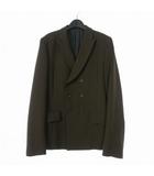 ヨウジヤマモトプールオム YOHJI YAMAMOTO POUR HOMME 97AW 蝋人形期 ダブルテーラードジャケット ブレザー 長袖 M ブラウン 茶  HI-J12-139