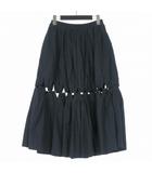 シーニューヨーク sea NEW YORK Steph Cut Out Skirt カットアウト フレアロングスカート XS ネイビー 紺 RS23-132 国内正規