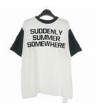マディソンブルー MADISONBLUE バイカラーT 半袖 Tシャツ カットソー 01(S)ホワイト 白 MB211-7005