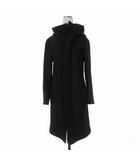 リミフゥ LIMI feu ヨウジヤマモト フーデッド ウールコート ジャケット 長袖 S ブラック 黒 TQ-C91-104