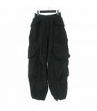 エンタイアスタジオ entire studio HEAVY GOCAR スウェットパンツ カーゴパンツ XS ブラック 黒 ES2379