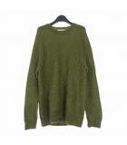 オーラリー AURALEE 25AW BRUSHED SUPER KID MOHAIR KNIT P/O モヘヤニット セーター 長袖 4 OLIVE グリーン A25AP02KM