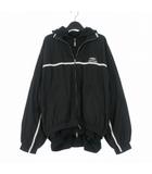 バレンシアガ BALENCIAGA Layered Track Jacket レイヤード トラックジャケット ブルゾン 長袖 L ブラック 黒 773043