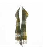 アクネ ストゥディオズ Acne Studios モヘアチェックスカーフ マフラー フリンジ 250×28cm グリーン 緑 CA0084 国内正規