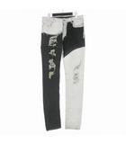 ダークシャドウ DRKSHDW RICK OWENS 20SS タイロンカットコーティングデニムパンツ ジーンズ 32 ホワイト/ブラック DU20S5361-SCOM1T