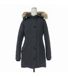 カナダグース CANADA GOOSE ROSSCLAIR PARKA FF ロスクレア ダウンコート ジャケット 長袖 S ネイビー 紺 2580LA 国内正規