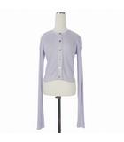 アクネ ストゥディオズ Acne Studios Linen Blend Cardigan リネンブレンド ニットカーディガン セーター 長袖 M パープル 紫 FN-WN-KNIT000448