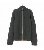 20AW SWITCH ZIP CARDIGAN ドライバーズニット セーター 長袖 S グレー/ブラウン S50GP0223 国内正規