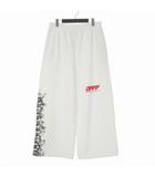 オフホワイト OFF WHITE Motif Track Pants スウェット トラックパンツ M ホワイト 白 OWCH002S18003124 国内正規