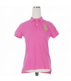ポロ ラルフローレン POLO RALPH LAUREN ビッグポニー刺繍 スキニーフィットポロシャツ カットソー 半袖 S ピンク 211505656026 国内正規