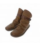 トリッペン trippen BOMB レザー ショートブーツ 靴 37 ブラウン 茶