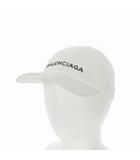 バレンシアガ BALENCIAGA ロゴ ベースボールキャップ 帽子 L/59 ホワイト 白 452245 452B4 国内正規