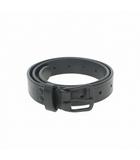 アンドゥムルメステール ANN DEMEULEMEESTER 22AW BENT BELT レザーナローベルト 小物 80 ブラック 黒 2202-U-BE02-310-098 国内正規
