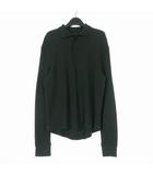 ザラ ZARA × ソウシオオツキ SOSHIOTSUKI WAFFLE-KNIT TEXTURED POLO SHIRT ワッフルニット ポロシャツ S グレーグリーン 9240/313/916