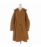 クラネ CLANE VOLUME FLARE BOA COAT ボリューム フレア ボアコート ジャケット 長袖 2 ベージュ 13104-0562