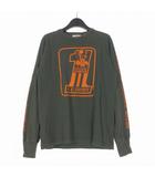 トイズマッコイ TOYS McCOY 18AW LONG SLEEVE TEE W.E.COYOTE プリント ロングスリーブTシャツ カットソー 長袖 M カーキ 緑