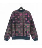 ルイヴィトン LOUIS VUITTON 21SS モノグラムジャガード スウェットシャツ トレーナー 長袖 S ブルー/グレー/ピンク HKY75WZRW 国内正規