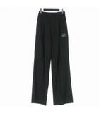 ウェルダン WE11DONE 22SS LOGO TROUSERS ウエストゴム スラックス パンツ S ブラック 黒 WD-PT4-20-729-U-BK