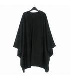 タロウホリウチ TARO HORIUCHI th products 22AW プルオーバーロングカットソー ポンチョ 1 ブラック 黒 2202-DR05-M224