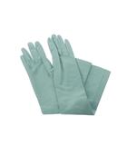 22AW Full-sleeve leather gloves レザーグローブ 手袋 S ライトブルー 青 S51TS0059 国内正規