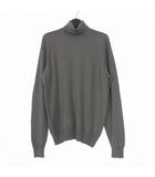 グッチ GUCCI カシミヤ混 タートルネック ニット セーター 長袖 M グレー