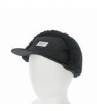 25AW AVT CAP NYLON SATIN CORDURAR イヤーマフキャップ 帽子 02 ブラック 黒 252HCDT-HT06
