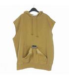 ジェイダブリューアンダーソン JWアンダーソン J.W.ANDERSON Sleeveless Hinge Hoodie スリーブレスヒンジフーディ パーカー ノースリーブ L マスタード JW0065 国内正規