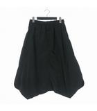 ユリウス JULIUS 19SS NY/RY TAFFETA OVER CROTCH PANTS オーバークロッチ サルエルパンツ 2 ブラック 黒 647PAM6