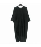 ユリウス JULIUS 21SS CO/RY JERSEY オーバーサイズ ロングTシャツ カットソー 半袖 3 ブラック 黒 727CUM7