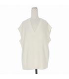 カルバンクラインジーンズ Calvin Klein Jeans V NECK AOP VEST Vネック ニットベスト セーター S ホワイト 白 J224560 国内正規