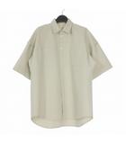 チノ CINOH 23SS  DOUBLE CLOTH HALF SLEEVE SHIRT ダブルクロスハーフスリーブシャツ 半袖 44 ベージュ 23SST303