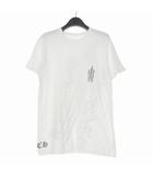 クロムハーツ CHROME HEARTS RS3 Cross Tee トリプルクロス プリントTシャツ カットソー M ホワイト 白