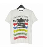 クロムハーツ CHROME HEARTS × コムデギャルソン COMME des GARCONS DSM ドーバーストリートマーケット限定 プリントTシャツ カットソー 半袖 M ホワイト 白 ZB-T001