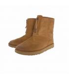 アグ UGG M CLASSIC フロントジップ ムートンブーツ 靴 US11 ブラウン 茶 1106438