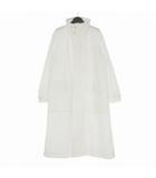 ユニクロ UNIQLO +J 21SS オーバーサイズフーデッドロングコート ジャケット 長袖 S ホワイト 白 440367