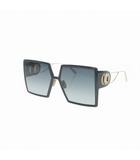 クリスチャンディオール Christian Dior 30Montaigne SU 12A1 サングラス スクエア 眼鏡 メガネ アイウェア 58□15 130 ブラック 黒