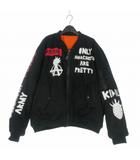 キディル KIDILL 25AW Fresh Anarchy MA-1 ジャケット ブルゾン 長袖 46 ブラック 黒 KL996